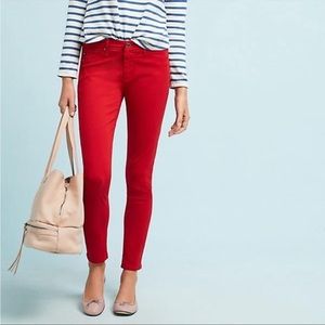 AG The Abbey Ankle Mid Rise Super Skinny Ankle Pants
